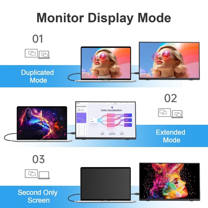 XTRMLAB V156F02 15.6" Moniteur portable