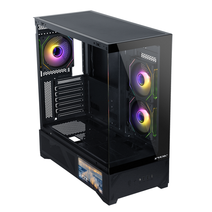 XTRMLAB SPECTRA LCD – Boîtier PC moyen tour