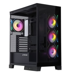 XTRMLAB SHADOW (Black) – Boîtier PC moyen tour