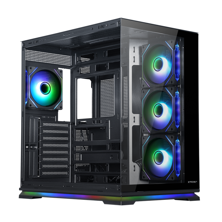 XTRMLAB OBSIDIAN (Black) – Boîtier PC moyen tour