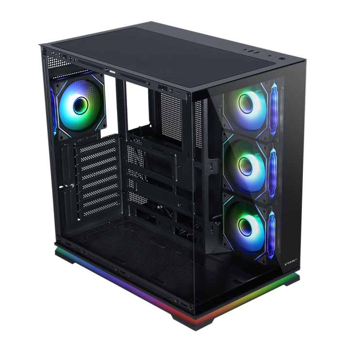 XTRMLAB OBSIDIAN (Black) – Boîtier PC moyen tour