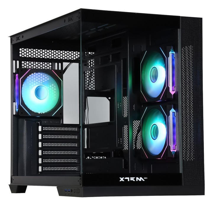 XTRMLAB VISION (Black) – Boîtier PC moyen tour