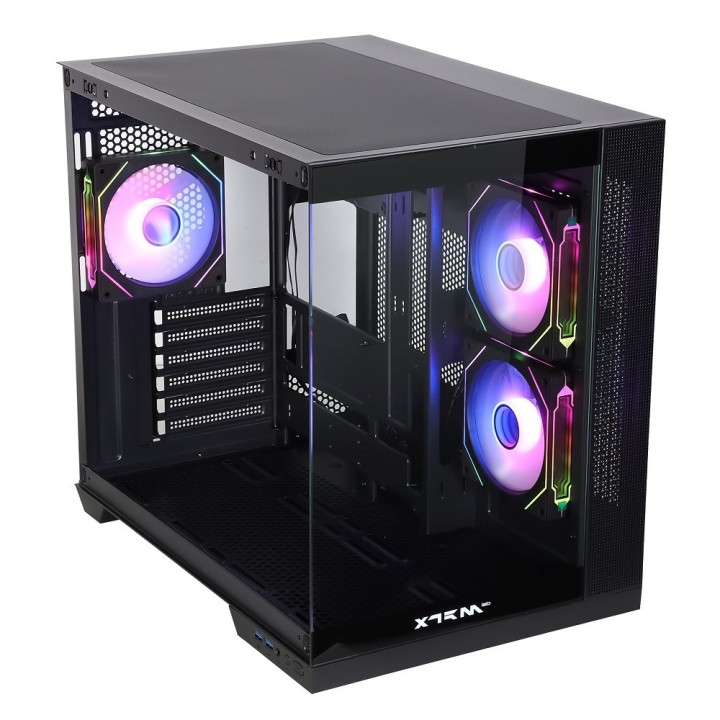 XTRMLAB VISION (Black) – Boîtier PC moyen tour