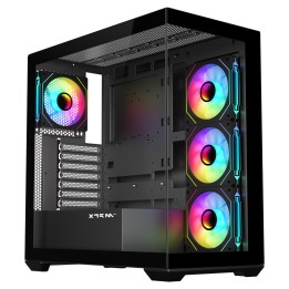 XTRMLAB INFINITY (Black) – Boîtier PC moyen tour