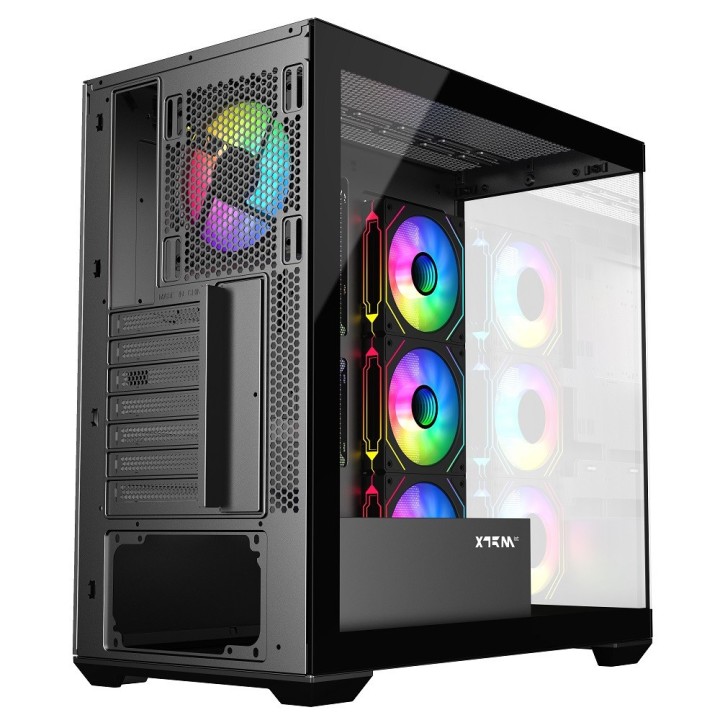XTRMLAB INFINITY (Black) – Boîtier PC moyen tour