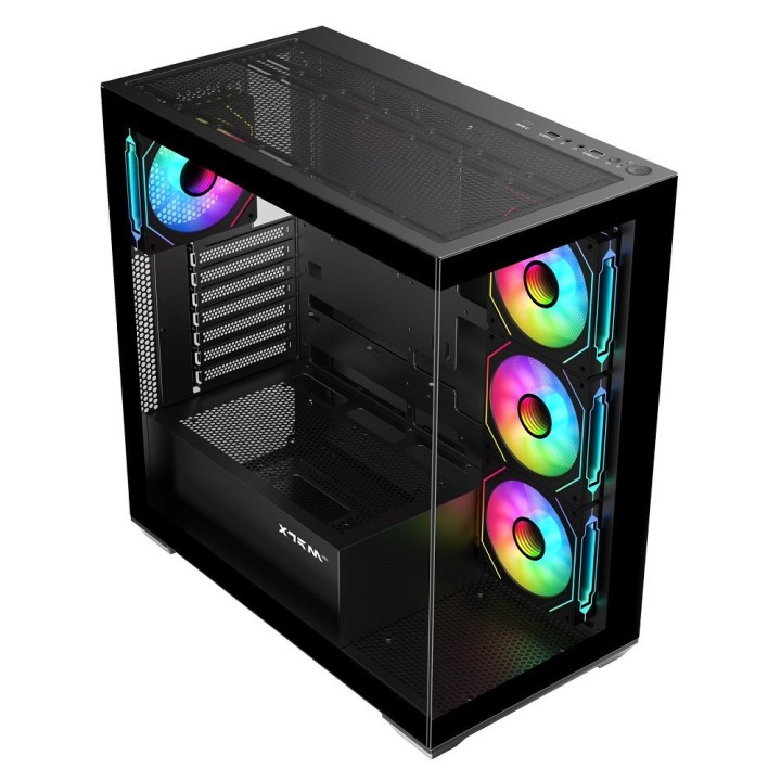 XTRMLAB INFINITY (Black) – Boîtier PC moyen tour