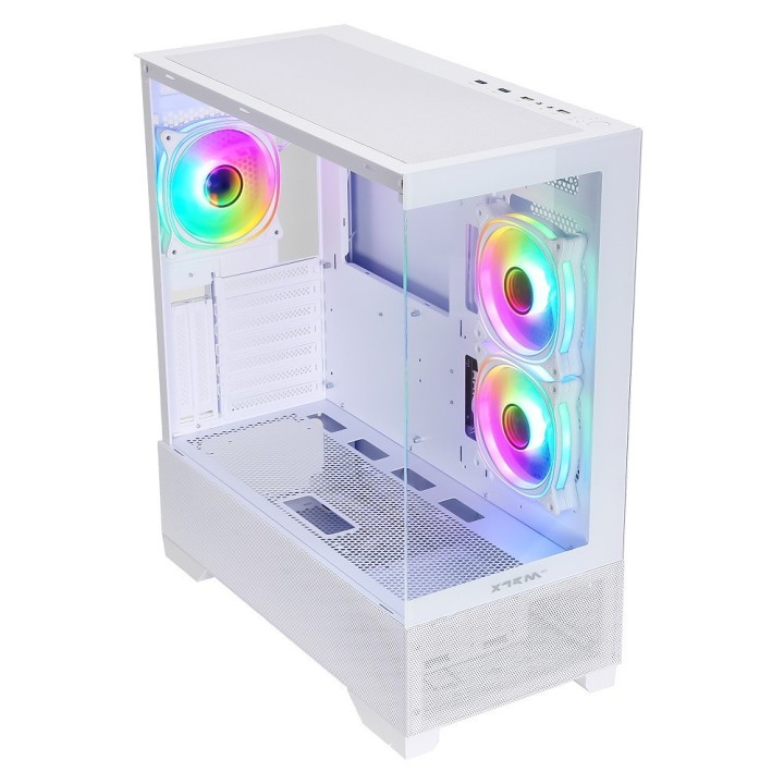 XTRMLAB DELTA (White) – Boîtier PC moyen tour