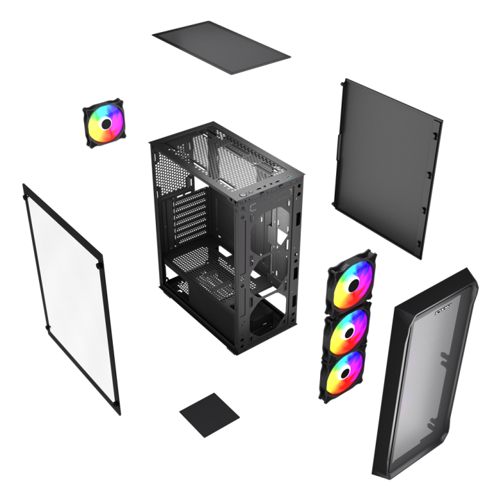 XTRMLAB RAGNAR – Boîtier PC moyen tour