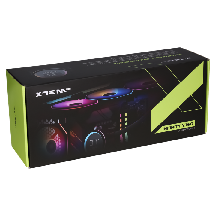 XTRMLAB Infinity Y360 DIGITAL (Black) – Watercooling AIO