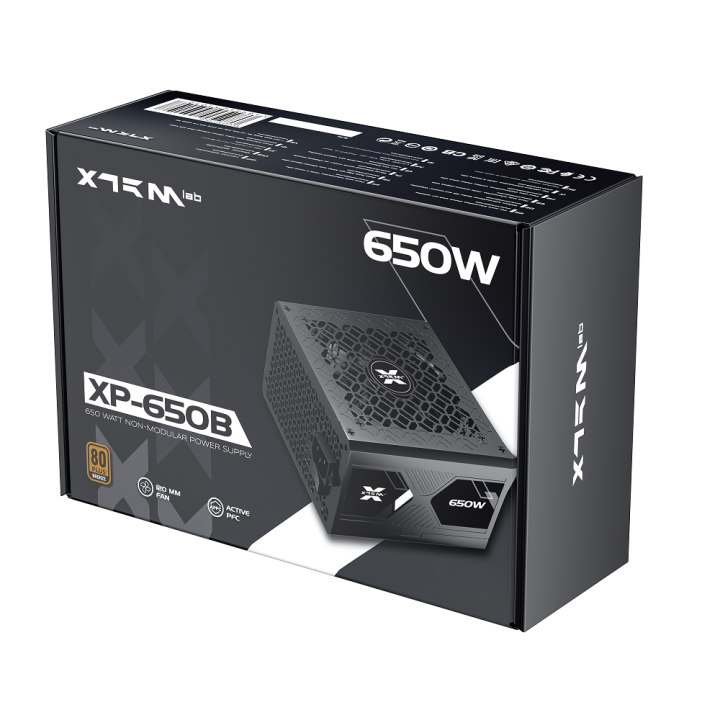XTRMLAB XP-650B 80+ BRONZE 650W ( 2 ANS GARANTIE ) – Alimentation
