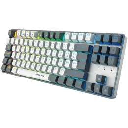 XTRMLAB Vortex TKL White/Dark Grey (Red Switch) – Clavier mécanique