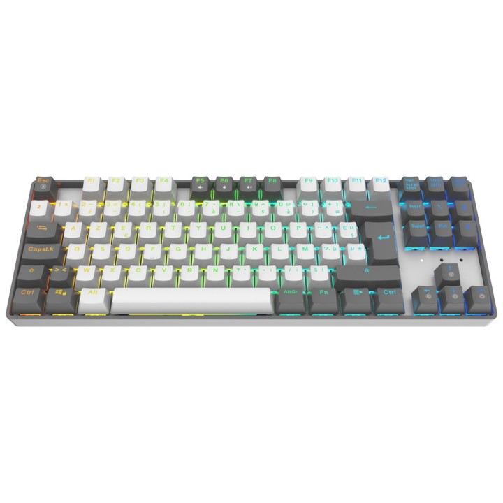 XTRMLAB Vortex TKL White/Dark Grey (Red Switch) – Clavier mécanique