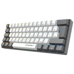 XTRMLAB Vortex Mini White/Dark Grey (Red Switch) – Clavier mécanique