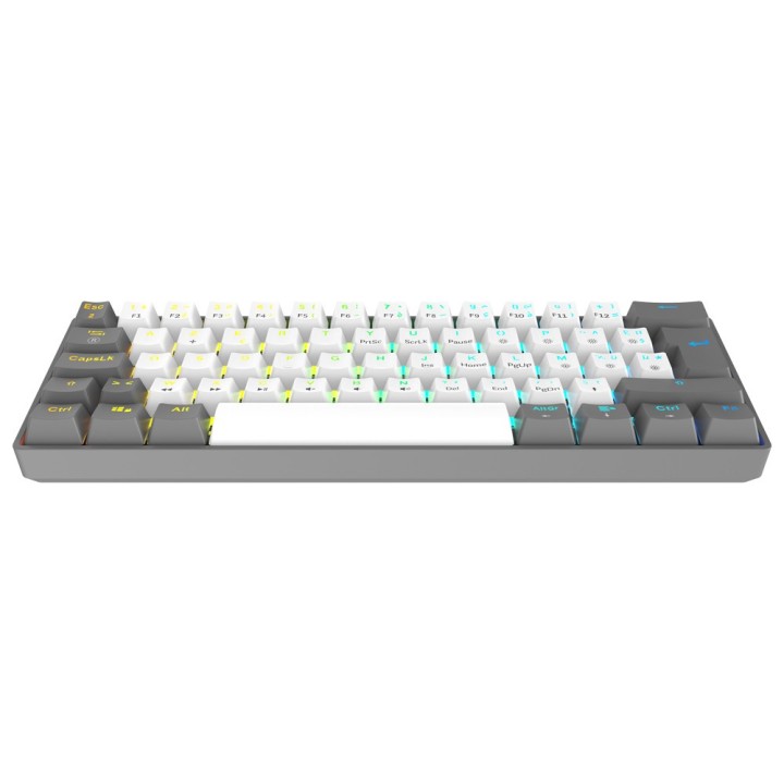 XTRMLAB Vortex Mini White/Dark Grey (Red Switch) – Clavier mécanique