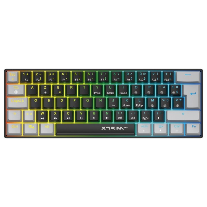 XTRMLAB Vortex Mini Black/Light Grey (Red Switch) – Clavier mécanique