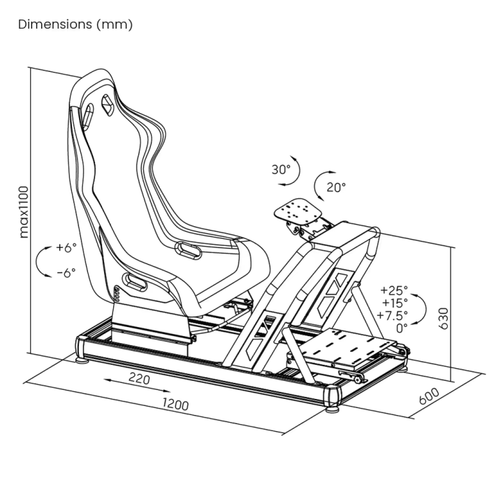 XTRMLAB RSC1-500 – Cockpit de simulation